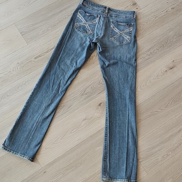 Rock 47 by Wrangler Low Rise Bootcut Jeans Size10 - Picture 13 of 14